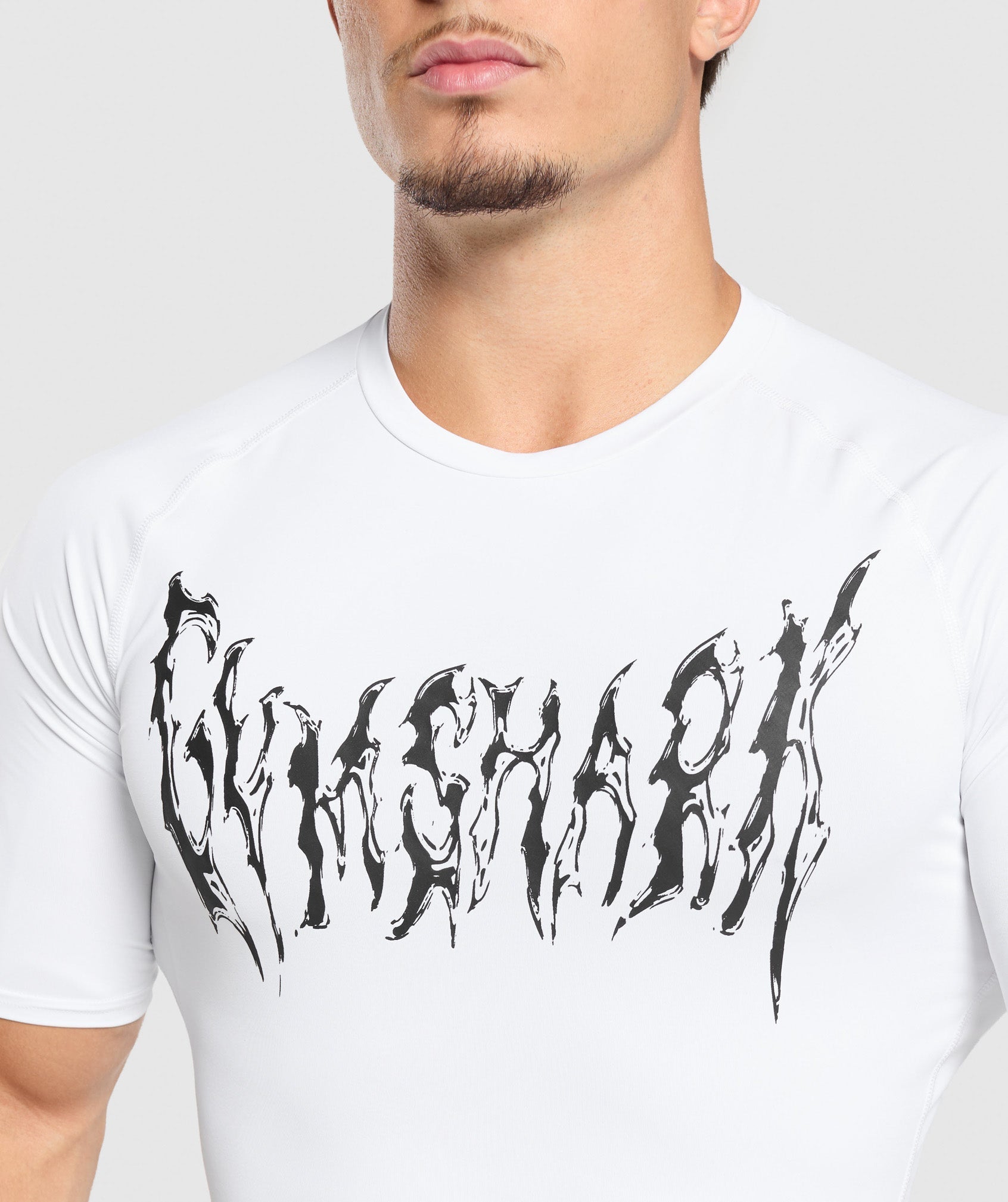 Graphic Baselayer T-Shirt White