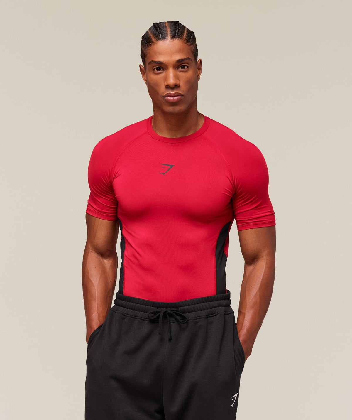 Element Baselayer T-Shirt Carmine Red/Black