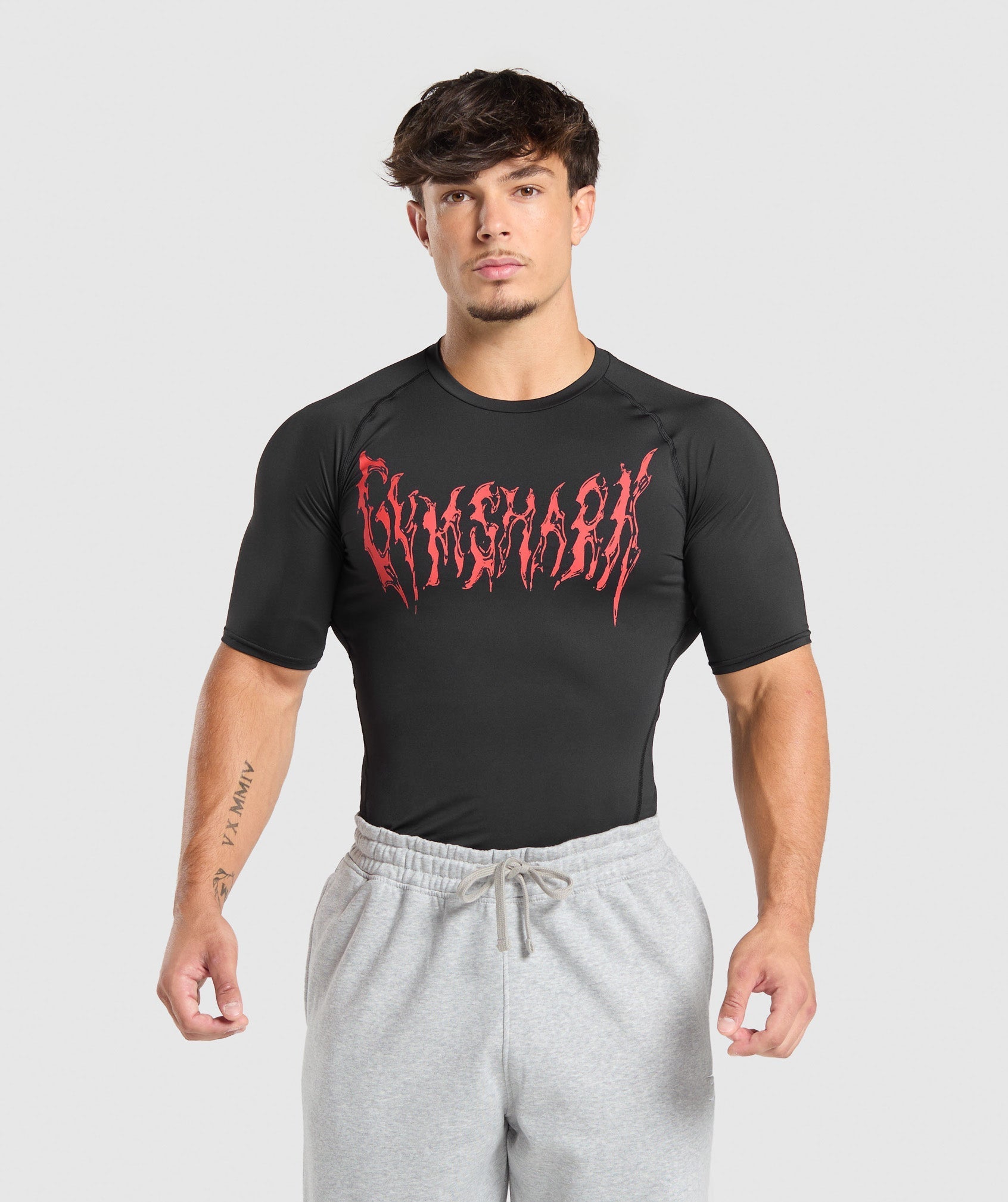 Graphic Baselayer T-Shirt Black