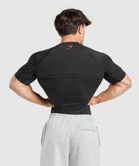 Graphic Baselayer T-Shirt Black