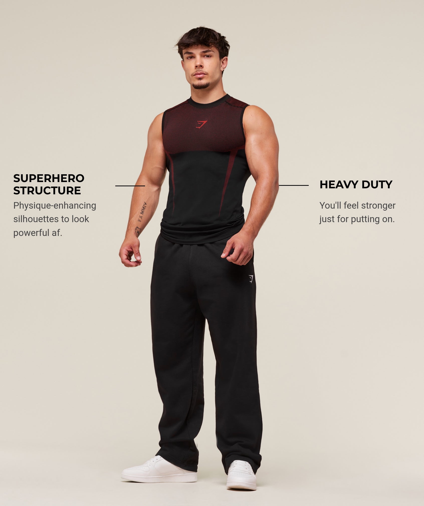 Onyx 5.0 Tank Black/Carmine Red