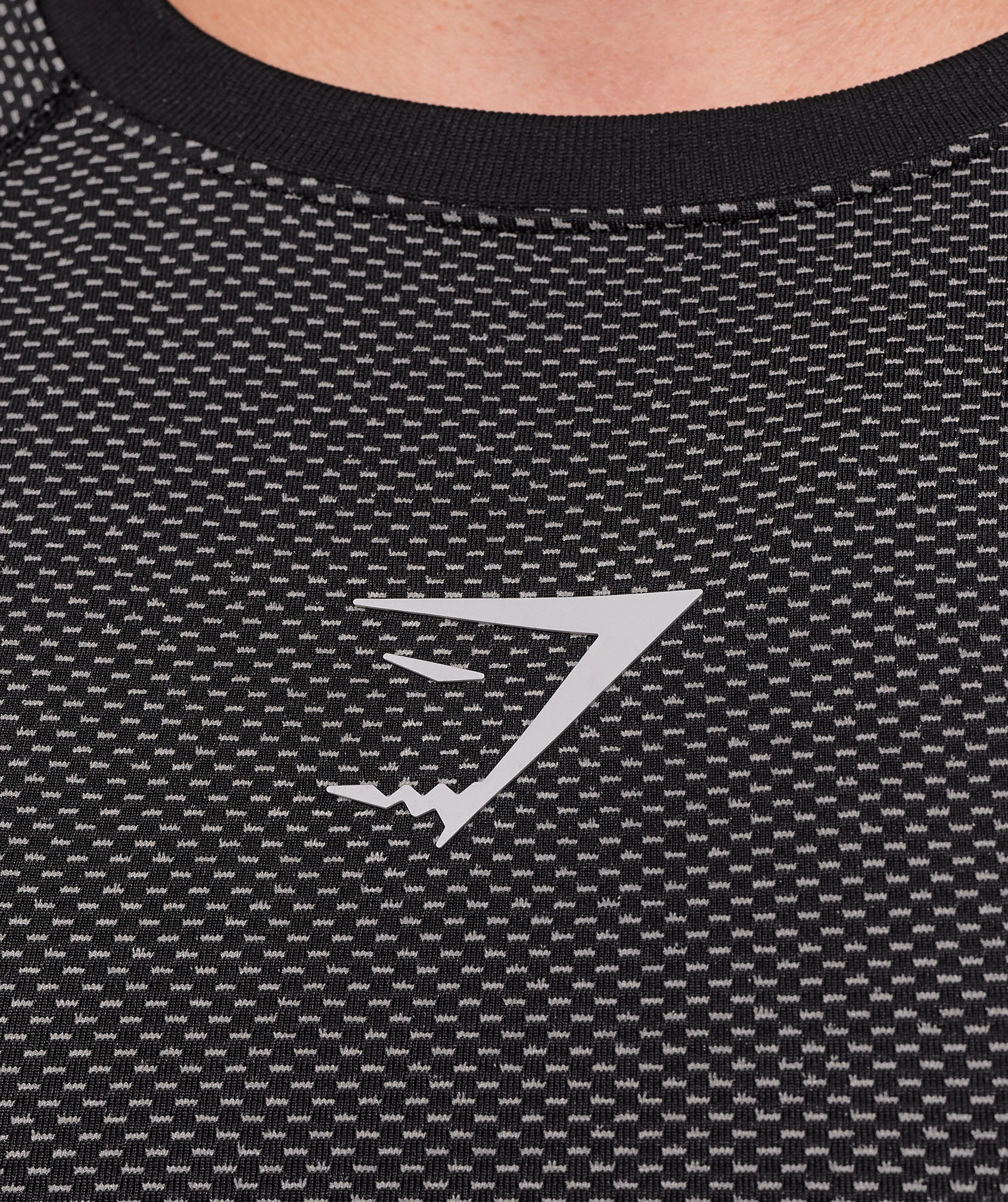 Onyx 5.0 Seamless Long Sleeve T-Shirt Black/Light Grey
