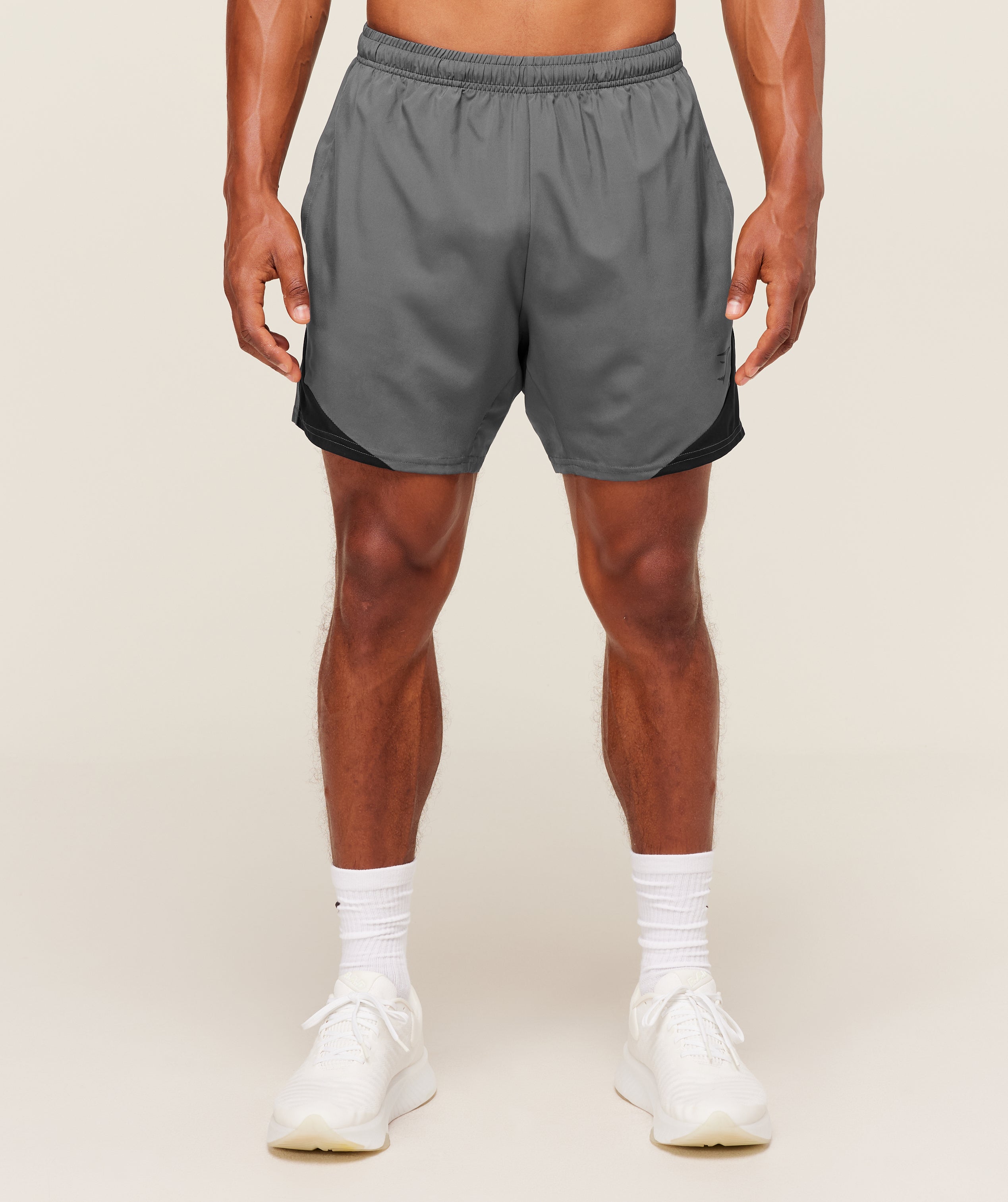 Arrival Block 6" Shorts Dark Grey