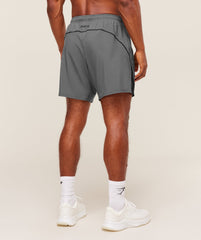 Arrival Block 6" Shorts Dark Grey