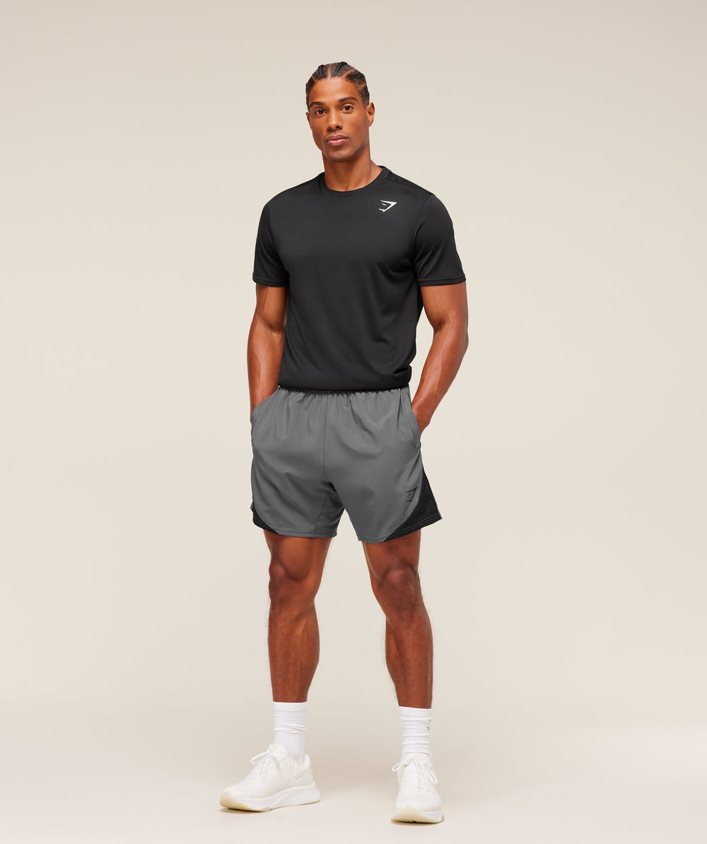 Arrival Block 6" Shorts Dark Grey