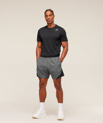 Arrival Block 6" Shorts Dark Grey