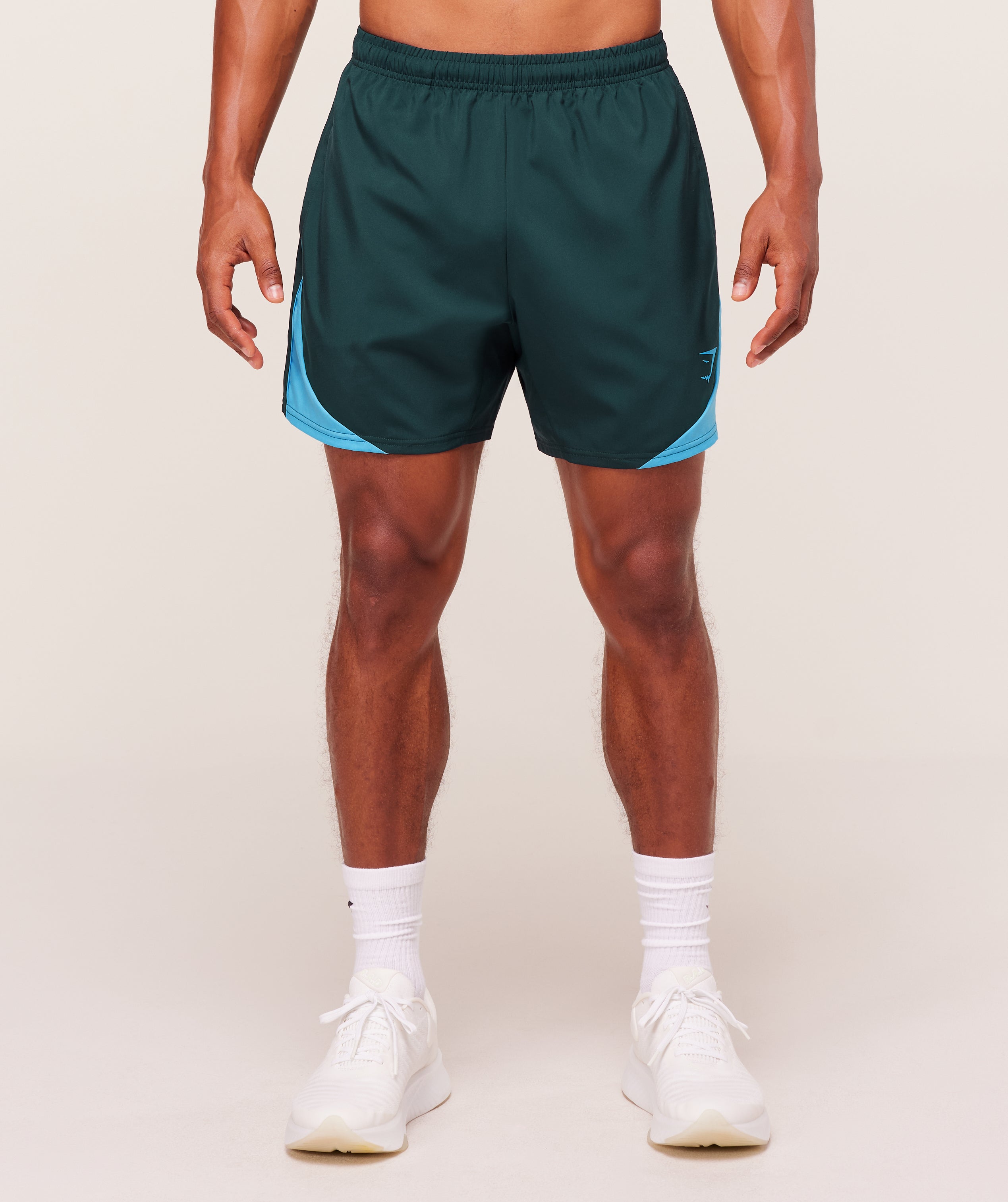 Arrival Block 6" Shorts Deep Petrol Blue
