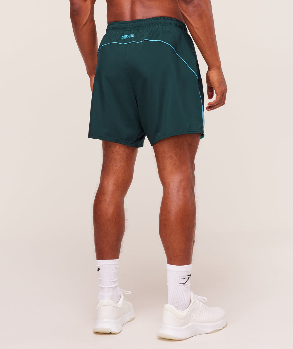 Arrival Block 6" Shorts Deep Petrol Blue