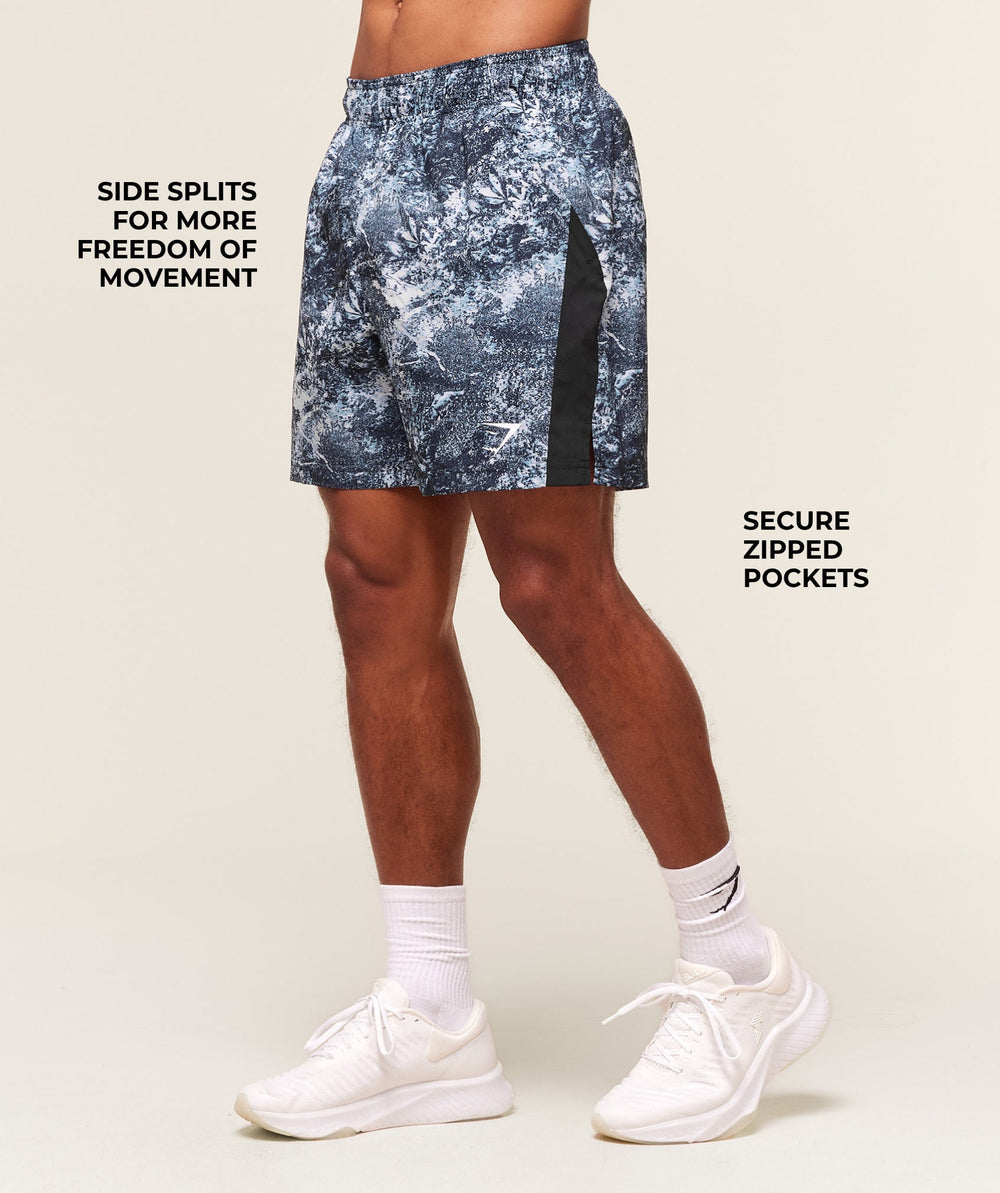 Sport  7" Shorts Smoke Blue/Black