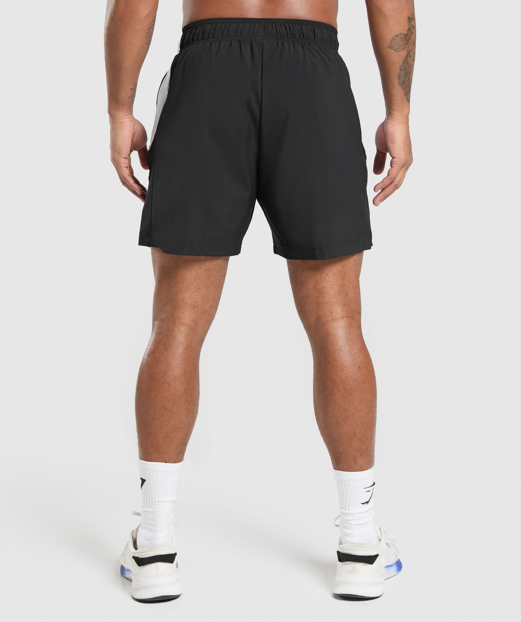 Sport Panel 7" Shorts Black/White