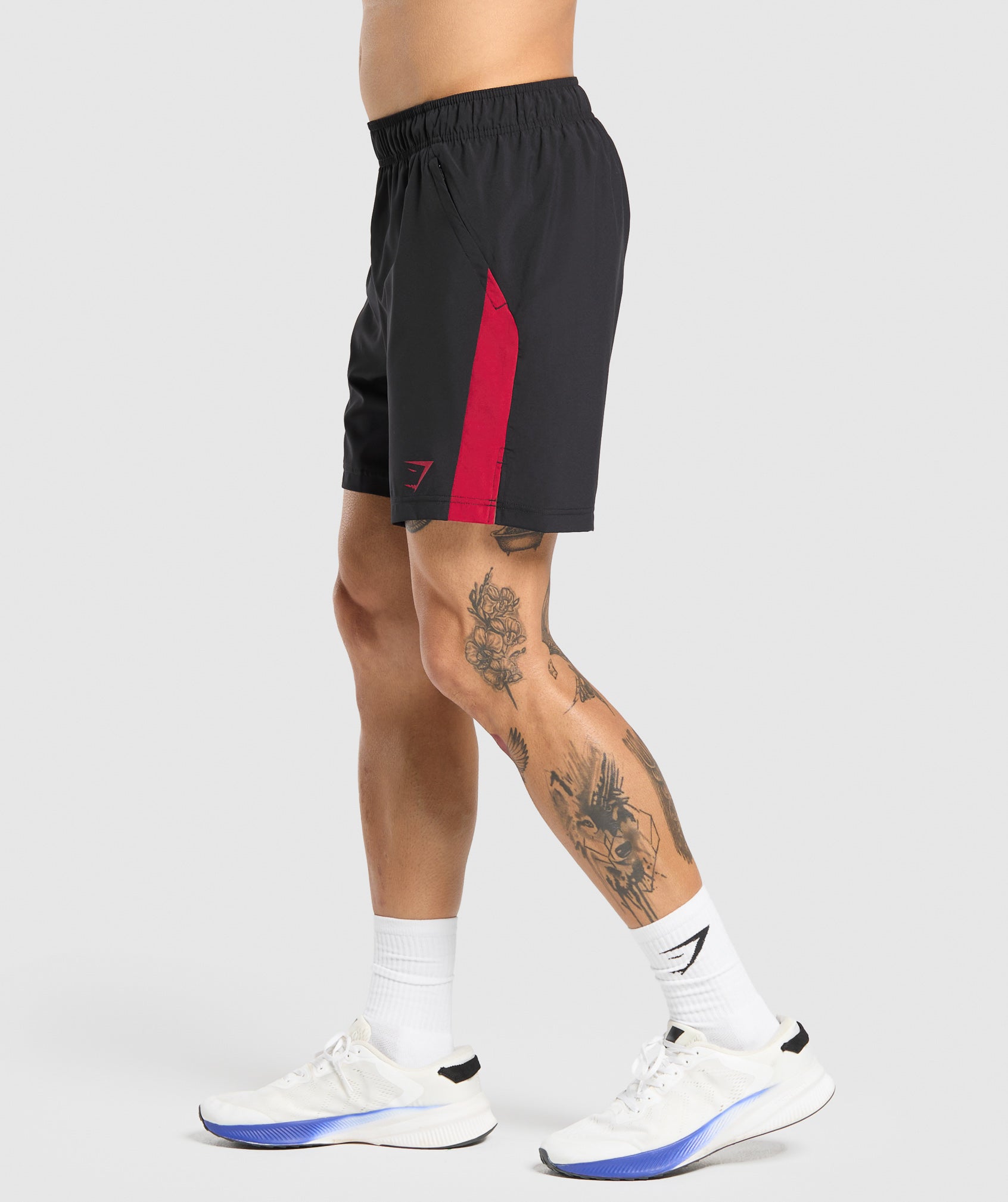 Sport  7" Shorts Black/Conditioning Red