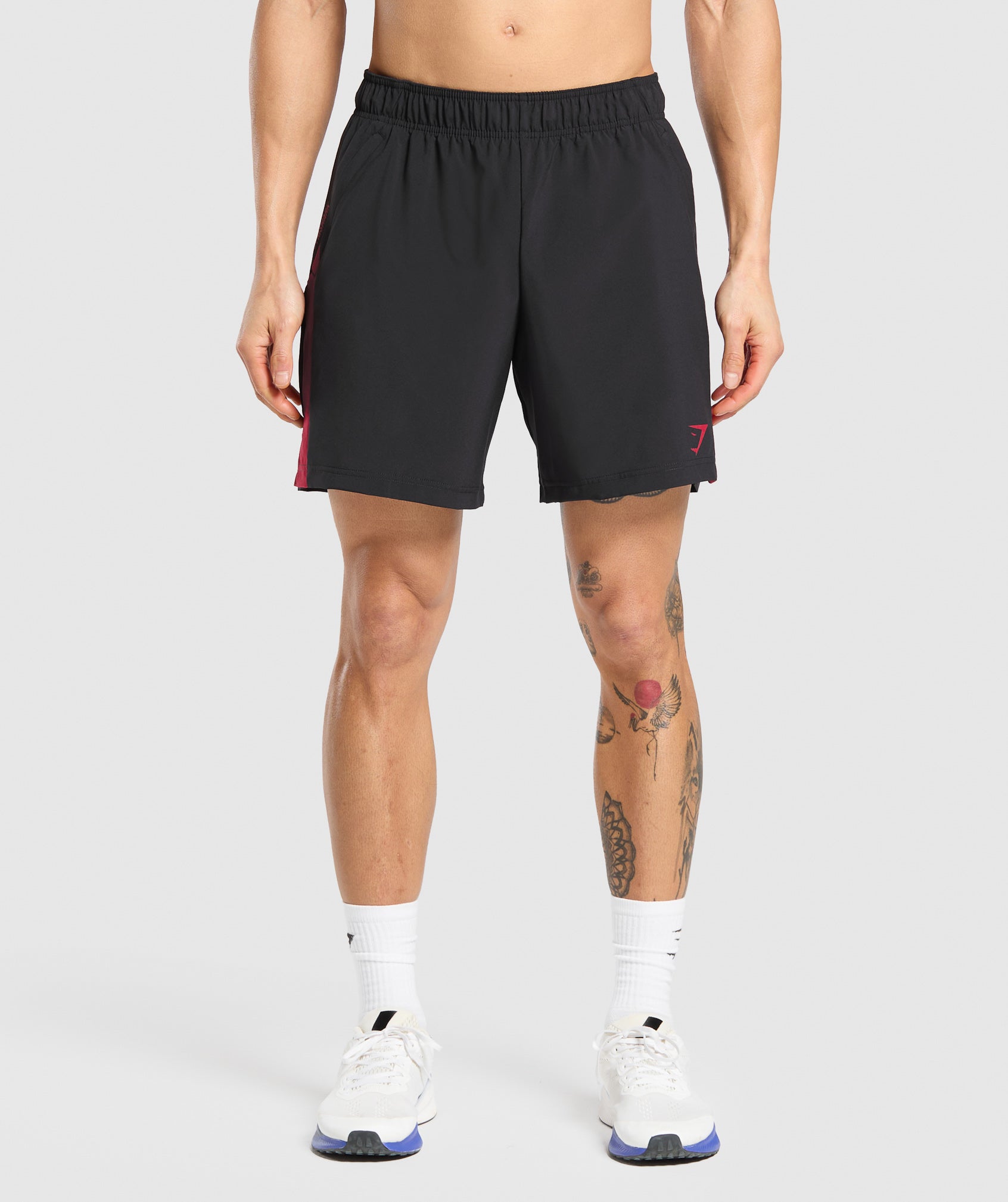 Sport  7" Shorts Black/Conditioning Red
