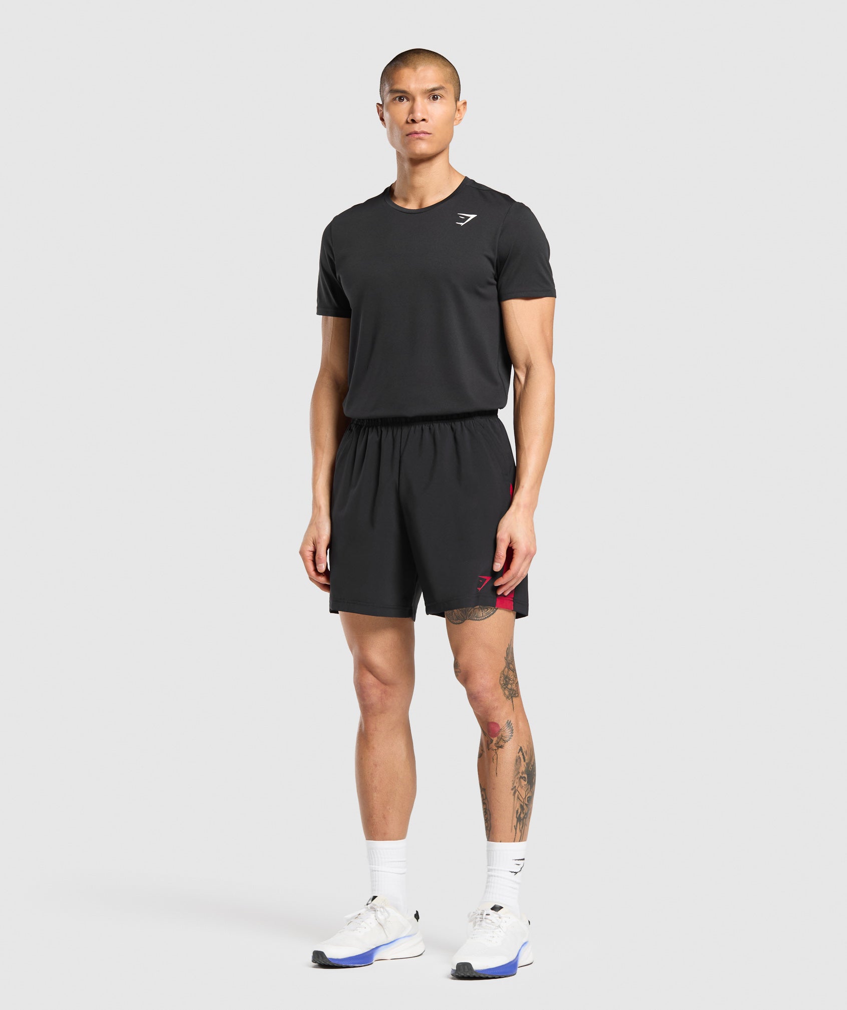 Sport  7" Shorts Black/Conditioning Red