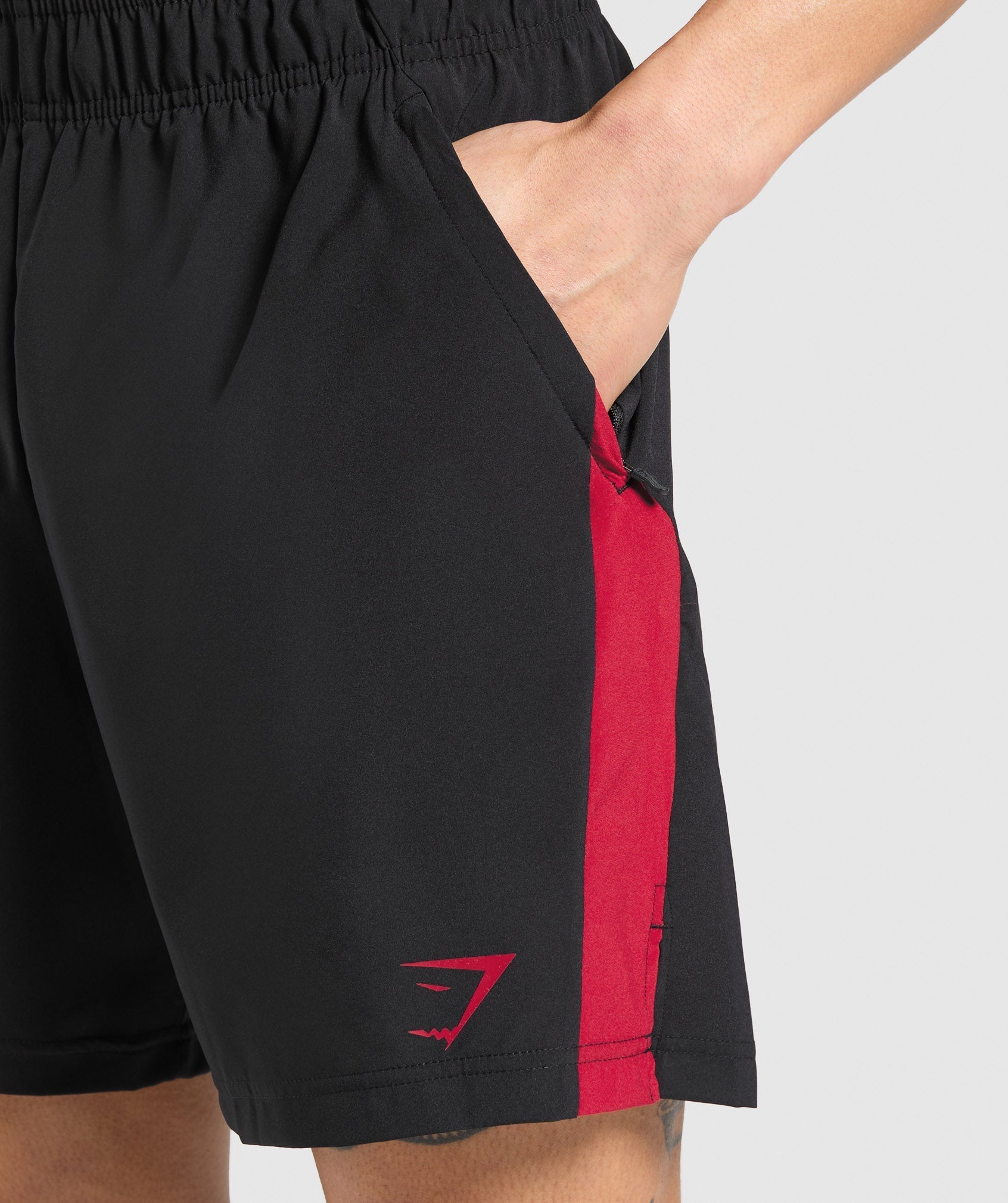 Sport  7" Shorts Black/Conditioning Red