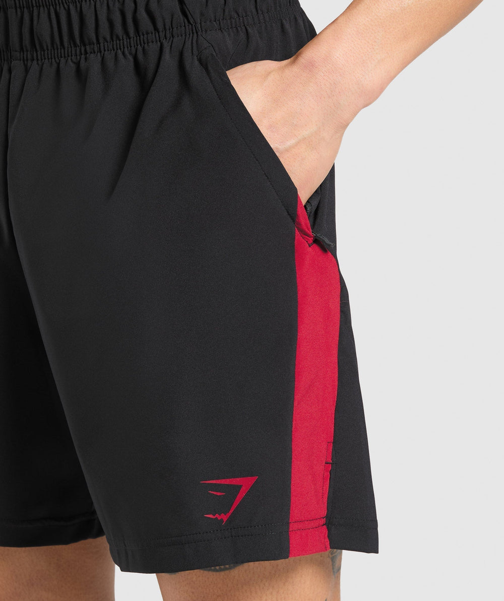Sport  7" Shorts Black/Conditioning Red