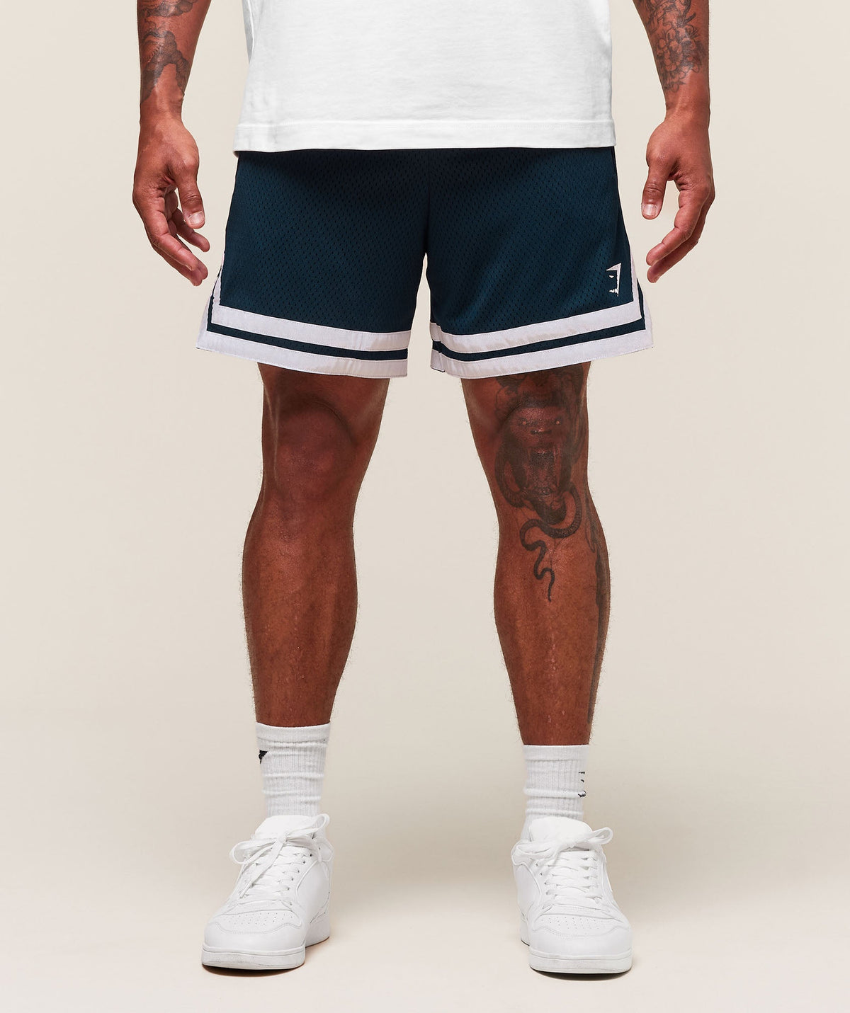 Varsity Mesh Shorts Navy