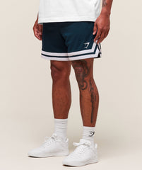 Varsity Mesh Shorts Navy