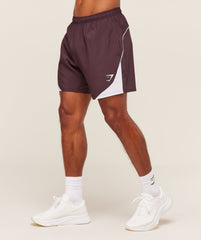 Arrival Block 6" Shorts Cherry Purple