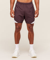 Arrival Block 6" Shorts Cherry Purple