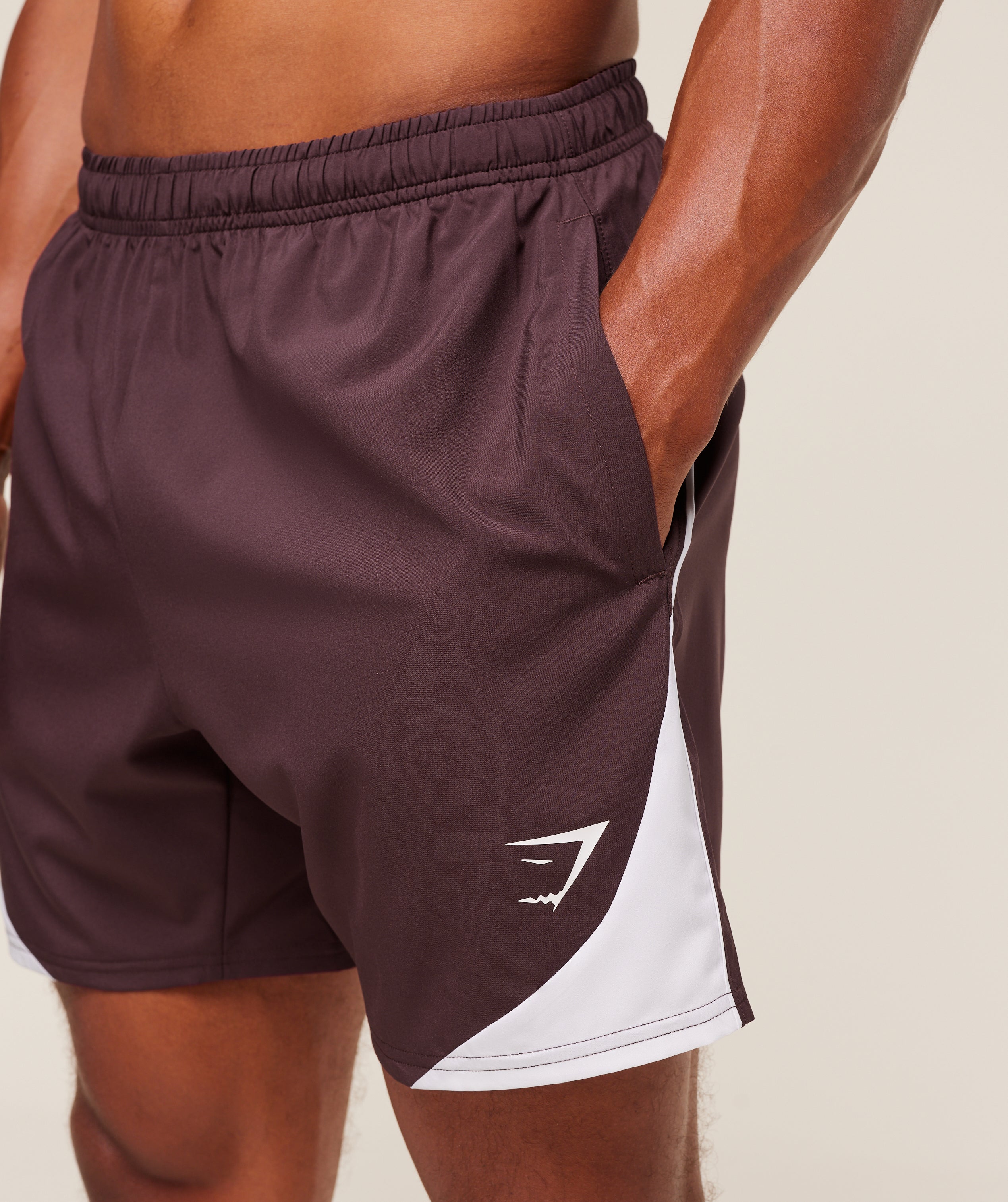Arrival Block 6" Shorts Cherry Purple