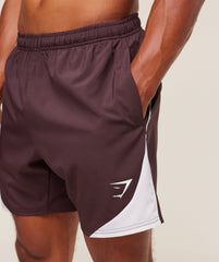 Arrival Block 6" Shorts Cherry Purple