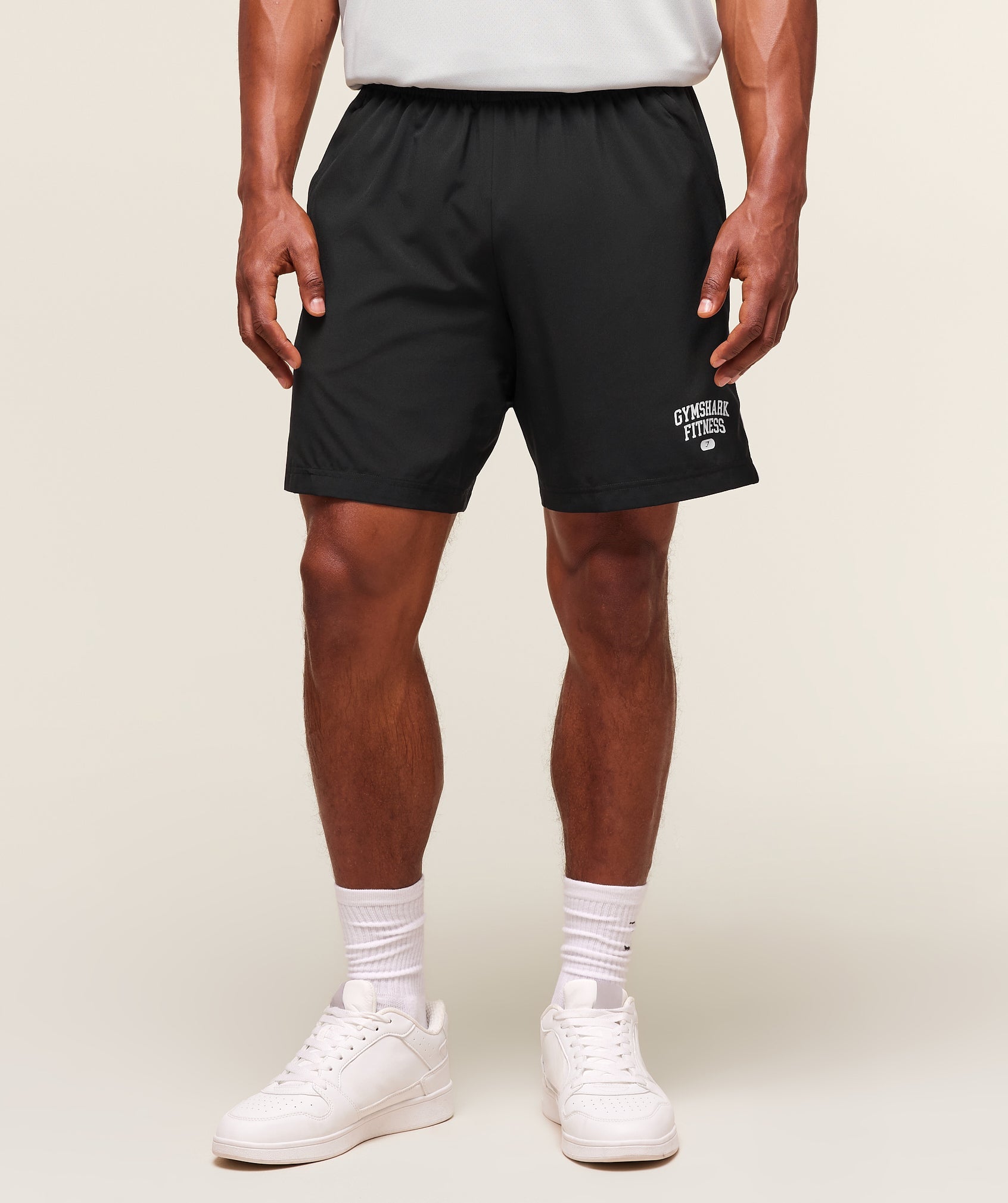 Varsity 7" Shorts Black