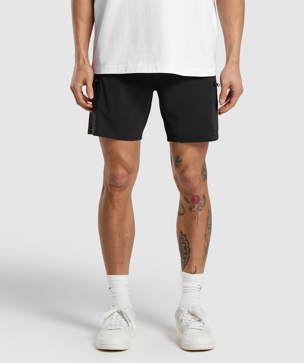 Rest Day 6" Cargo Shorts Black