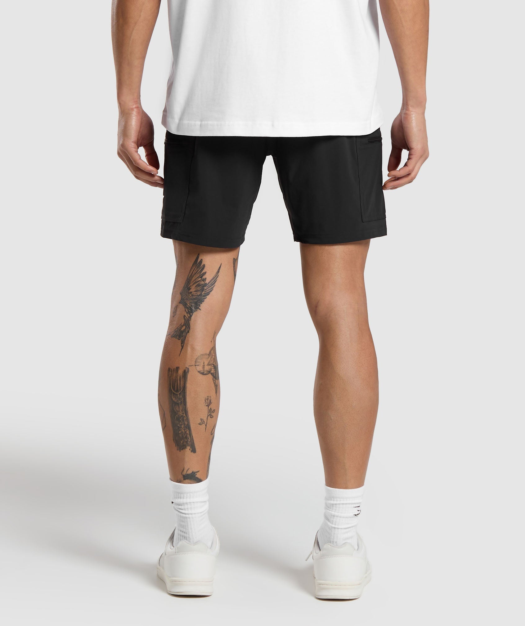 Rest Day 6" Cargo Shorts Black