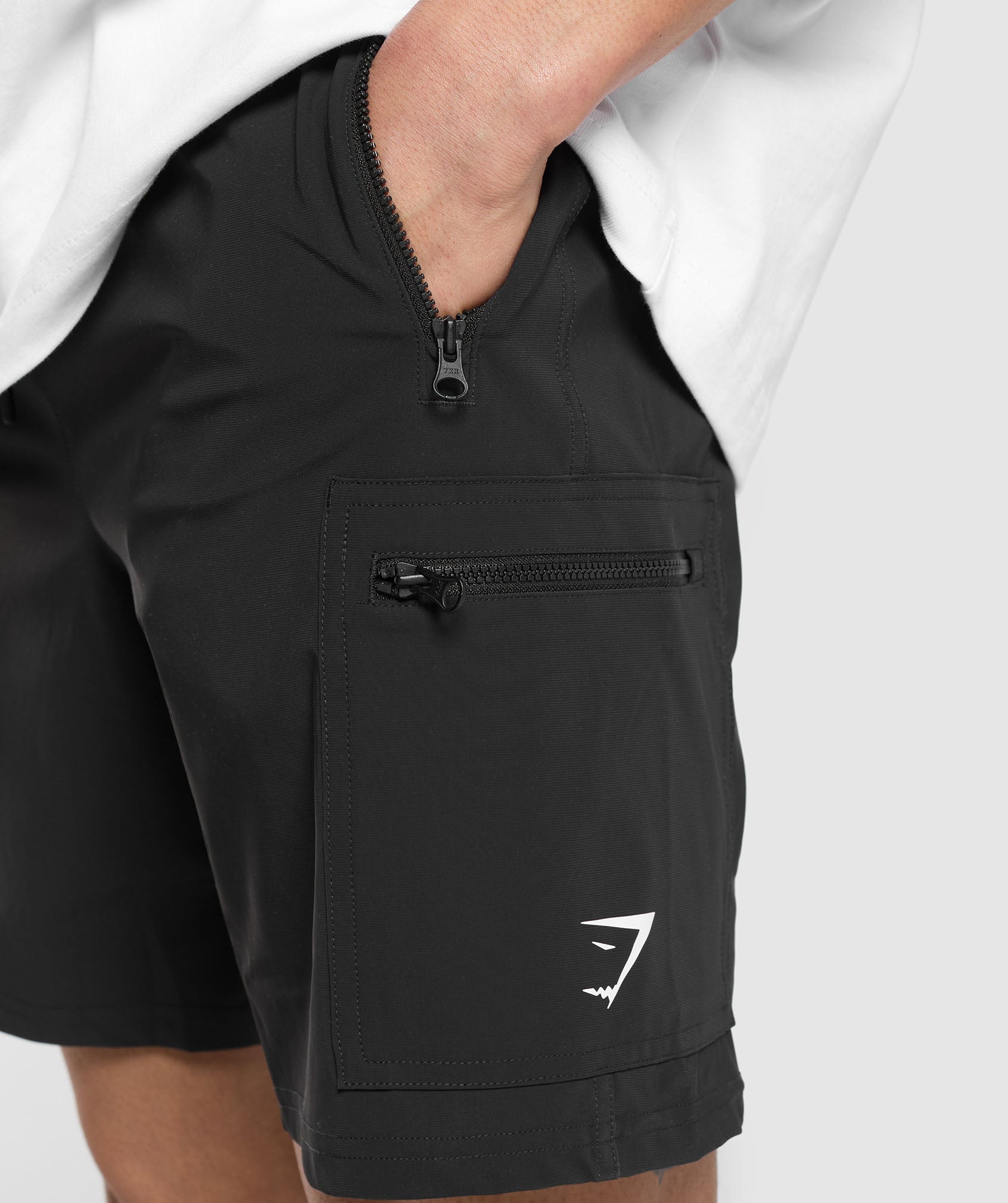 Rest Day 6" Cargo Shorts Black