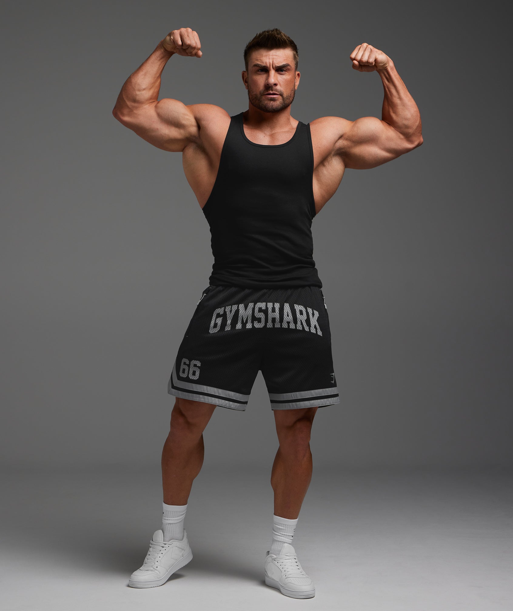 Varsity Mesh Shorts Black