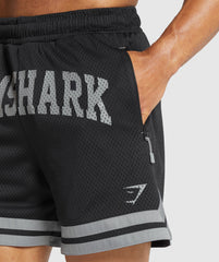 Varsity Mesh Shorts Black