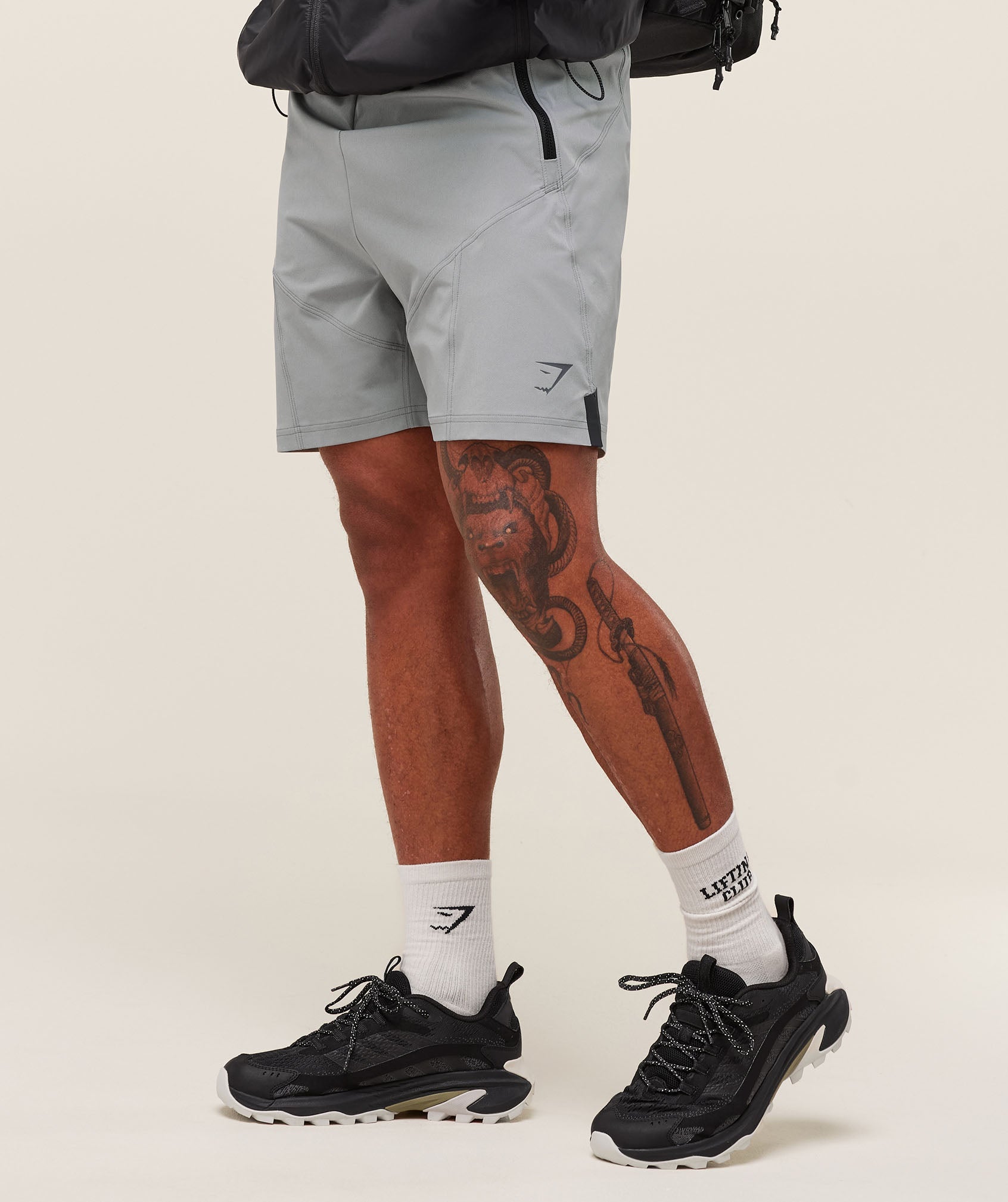 Tactical 6" Short Smokey Grey