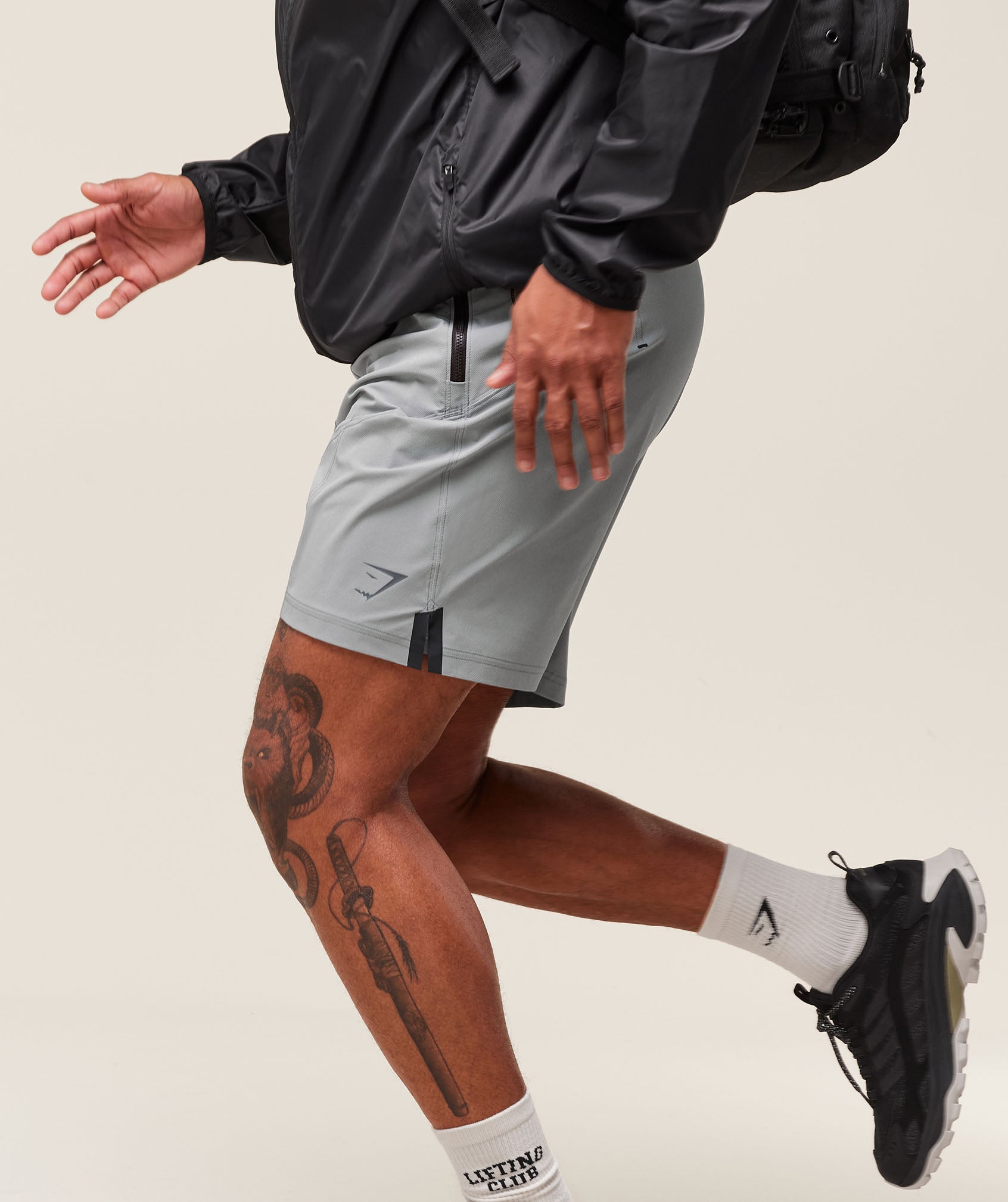 Tactical 6" Short Smokey Grey