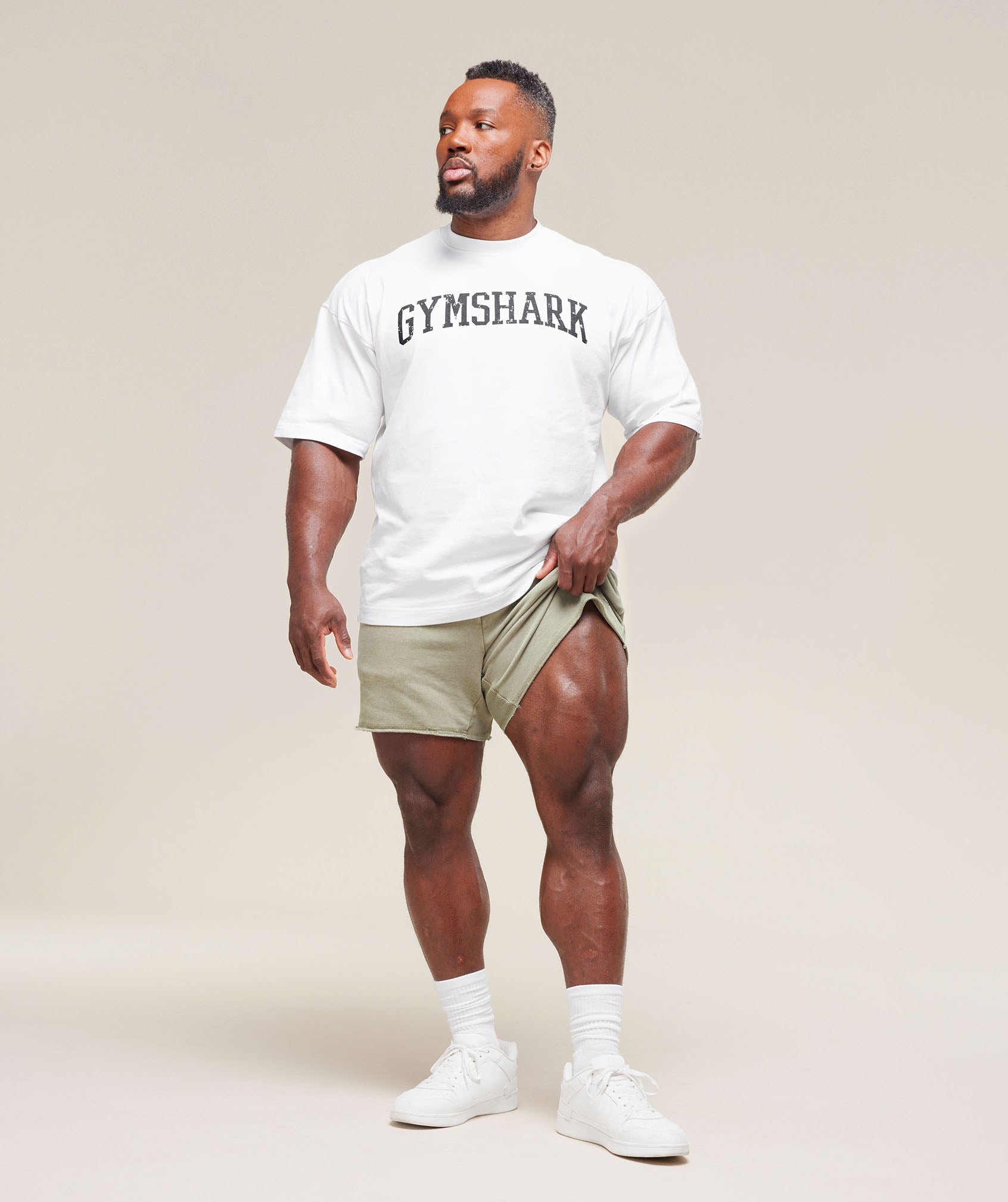 Heritage 5" Shorts Stone Grey