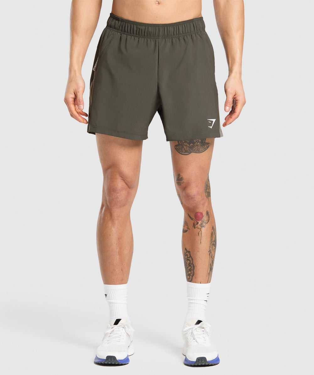 Sport  5" Shorts Strength Green/Utility Green