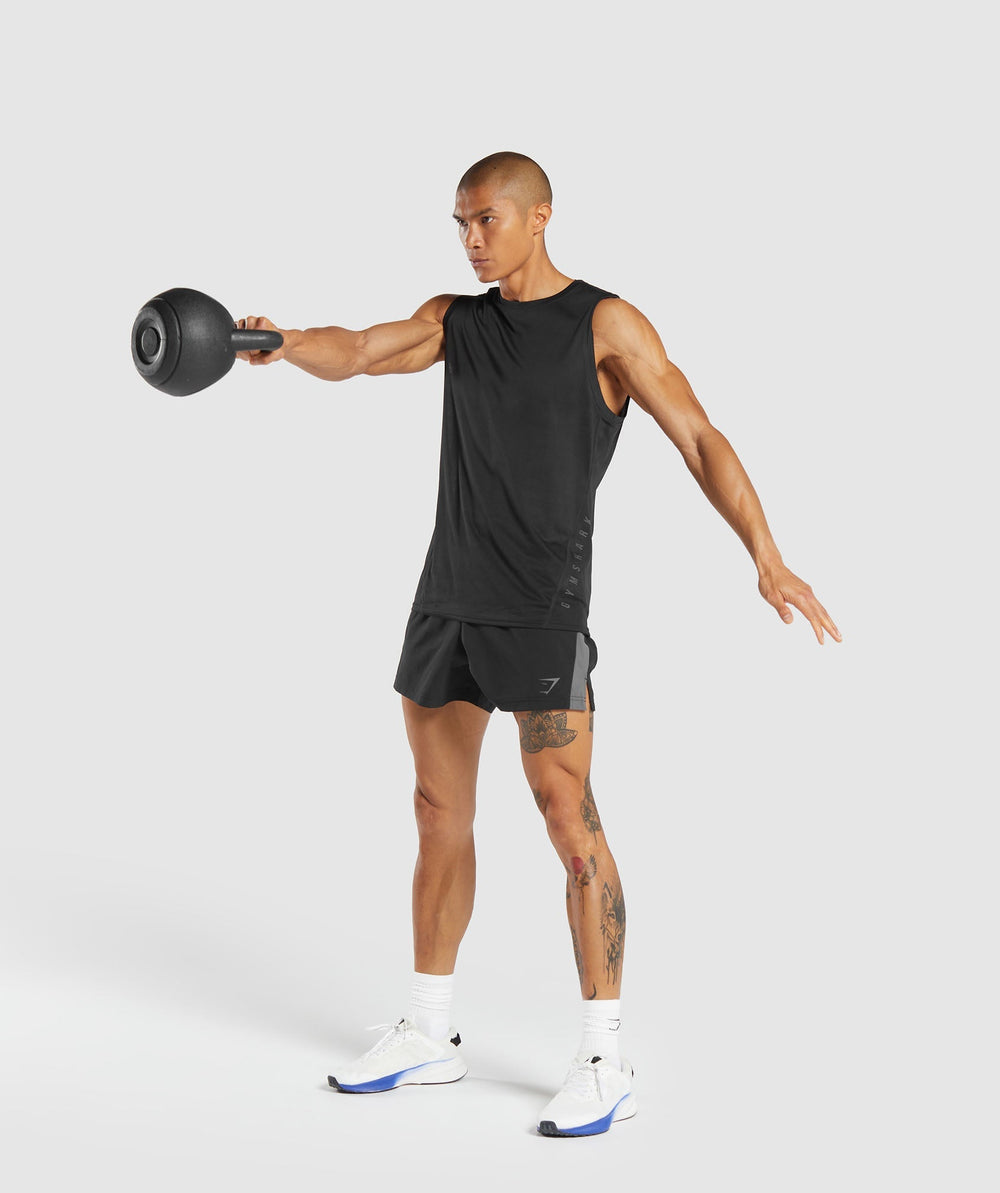 Sport  5" Shorts Black
