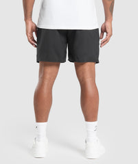 Collegiate Graphic Shorts Black