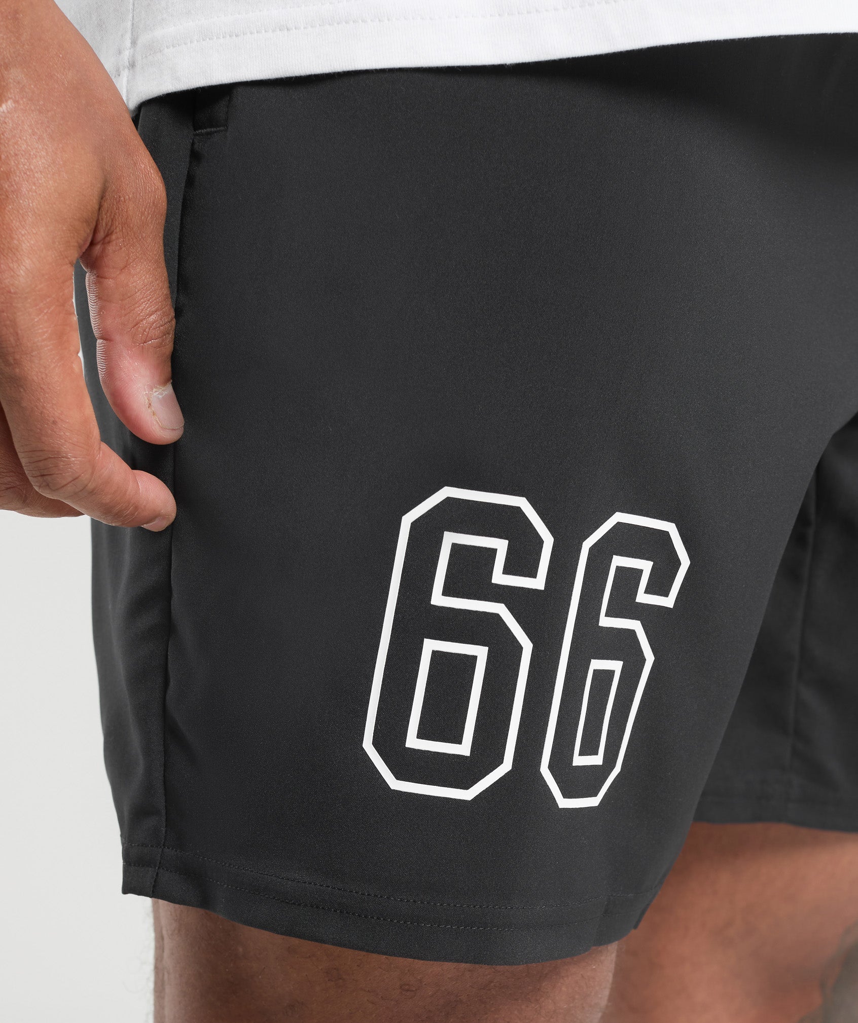 Collegiate Graphic Shorts Black