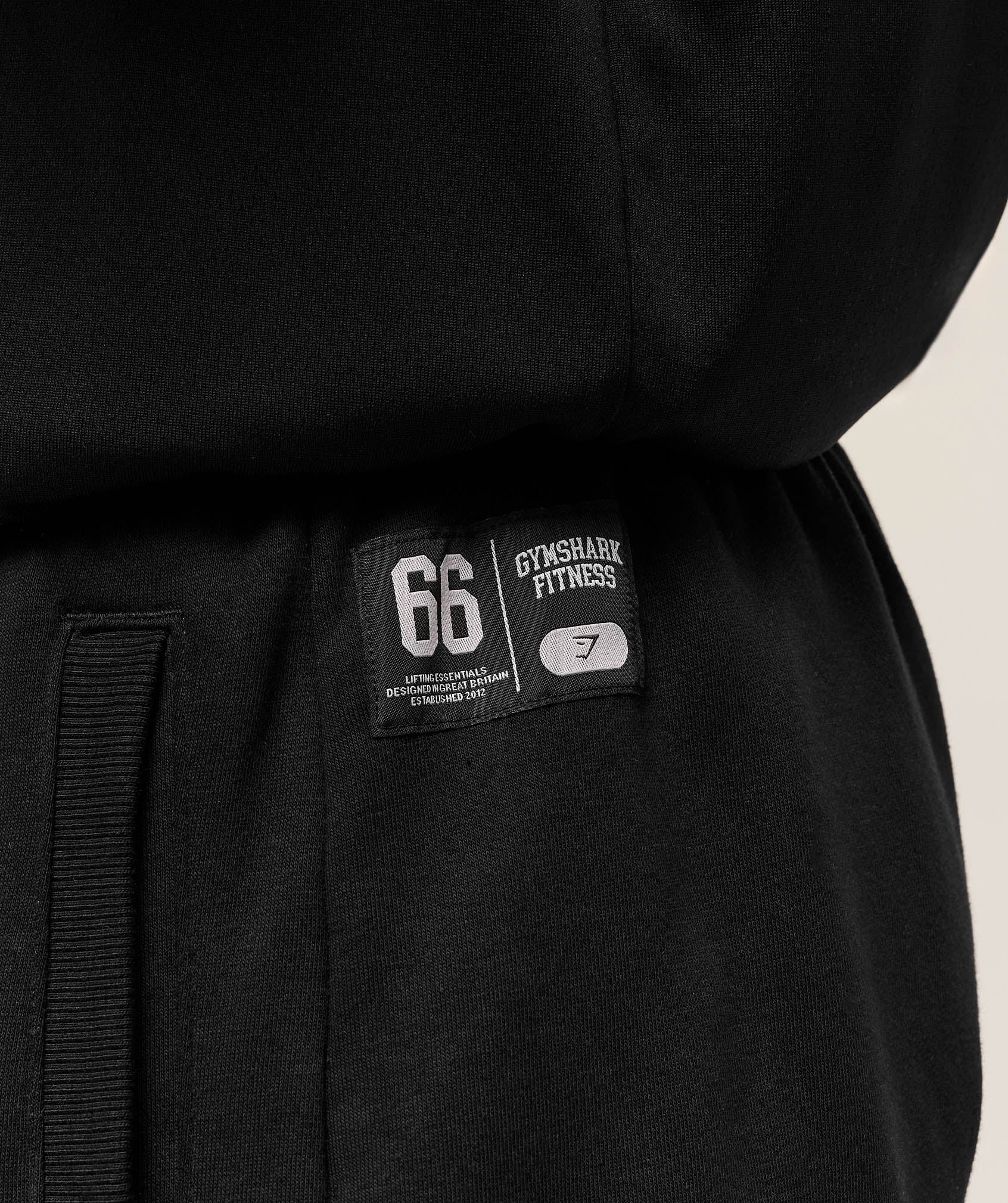 Varsity Oversized Joggers Black