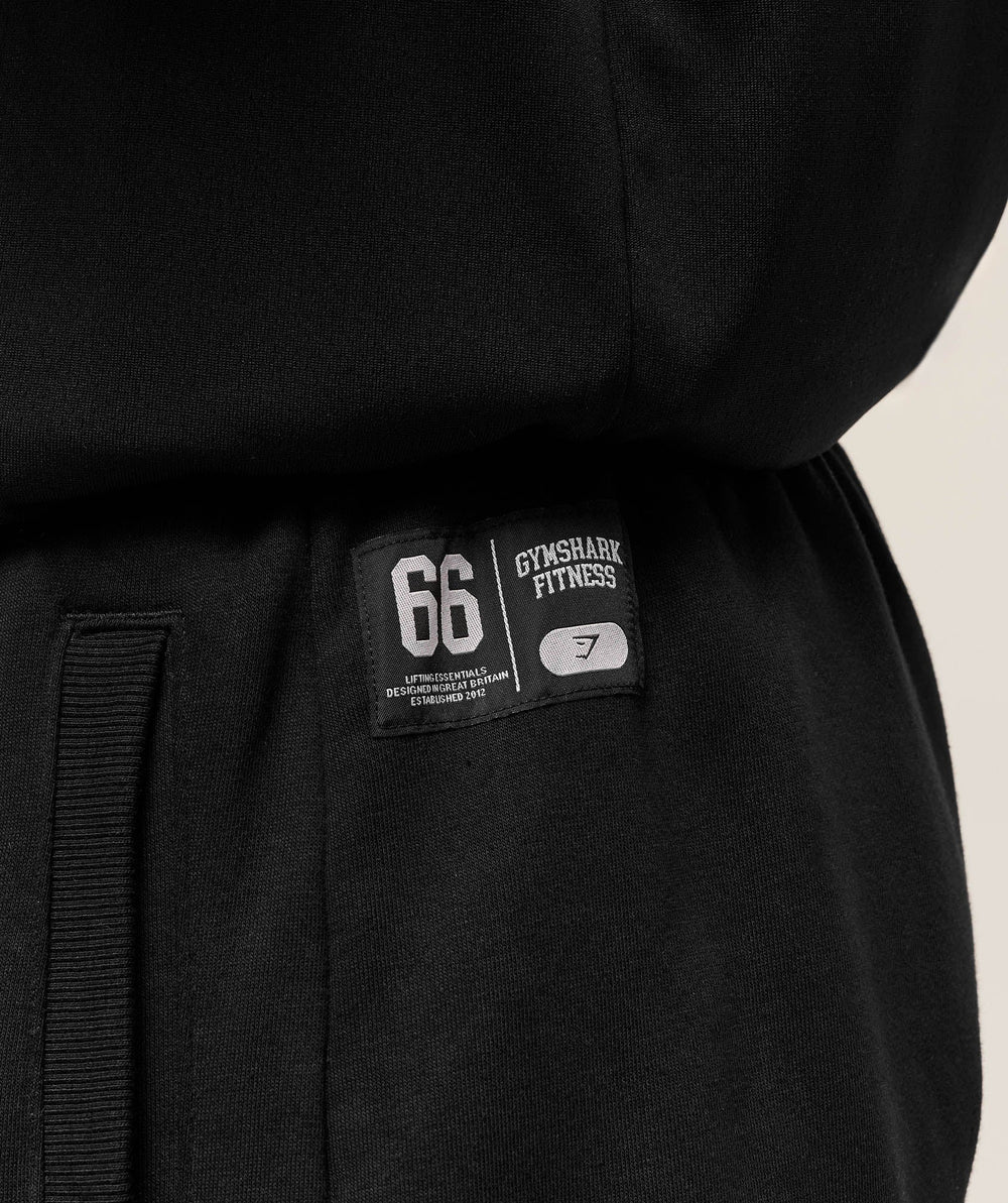Varsity Oversized Joggers Black