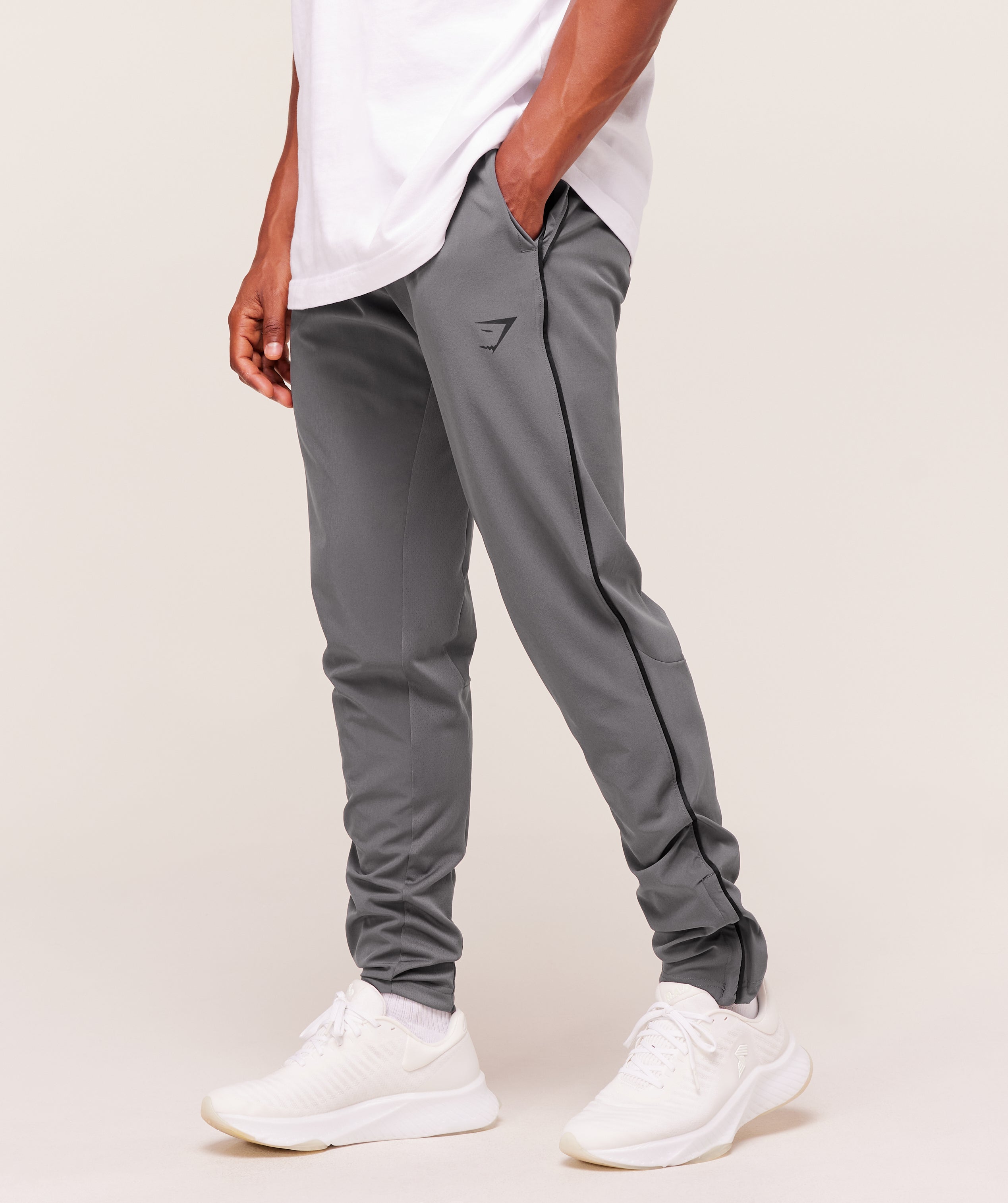Arrival Woven Block Joggers Dark Grey