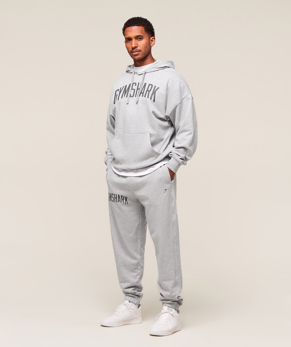 Worn Graphic Jogger Light Grey Core Marl