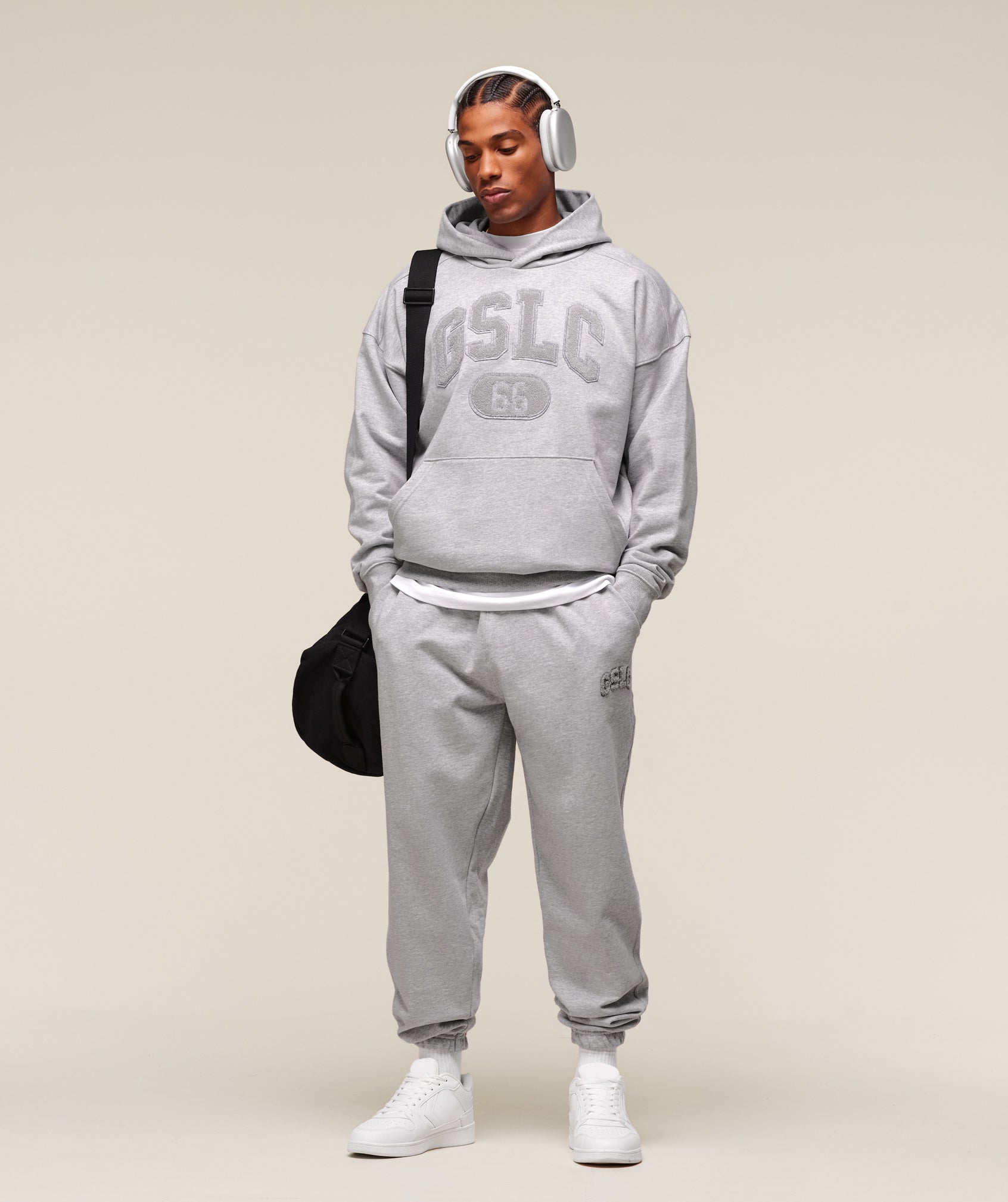 GSLC Joggers Light Grey Core Marl