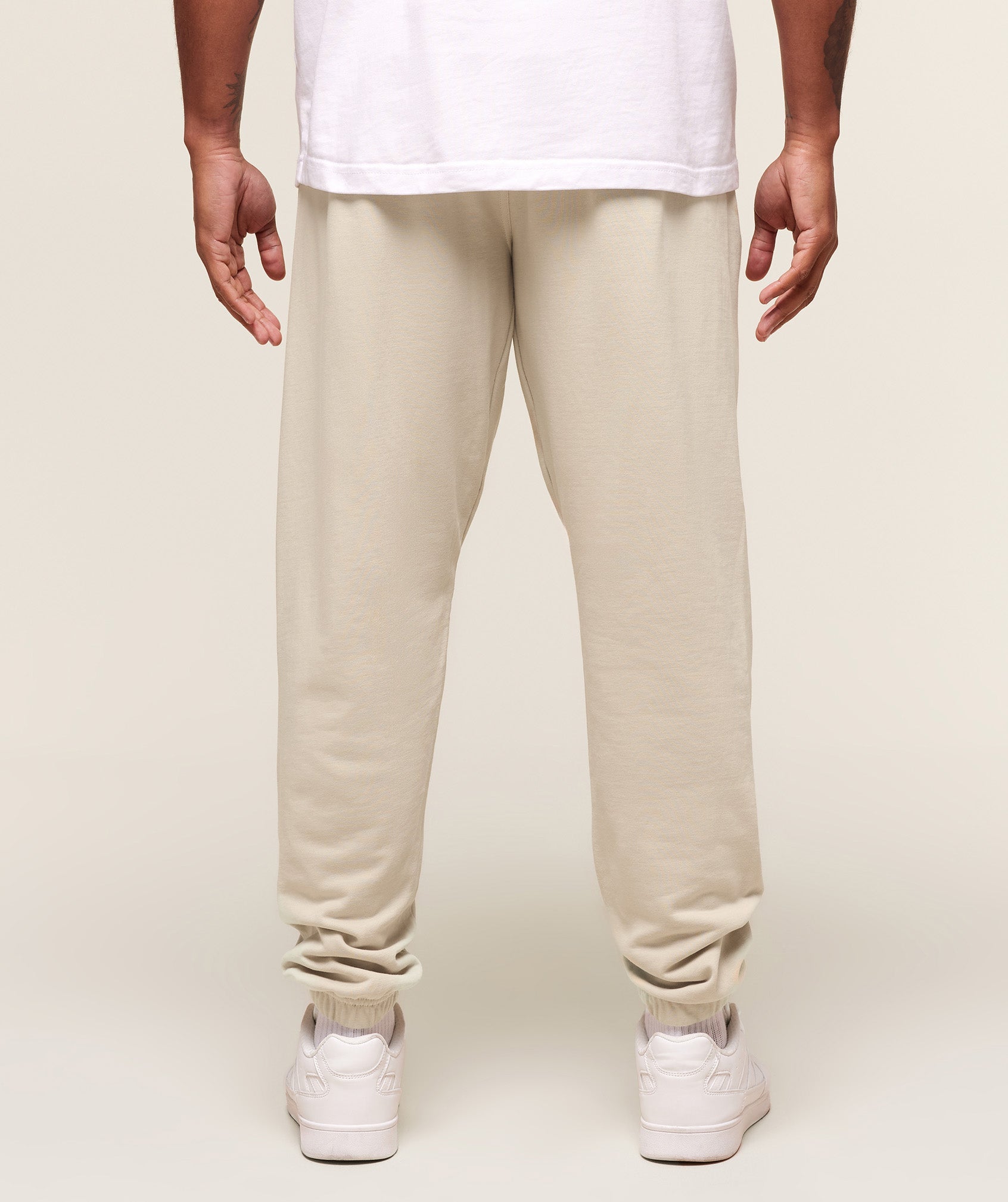 Essential Oversized Joggers Pebble Grey