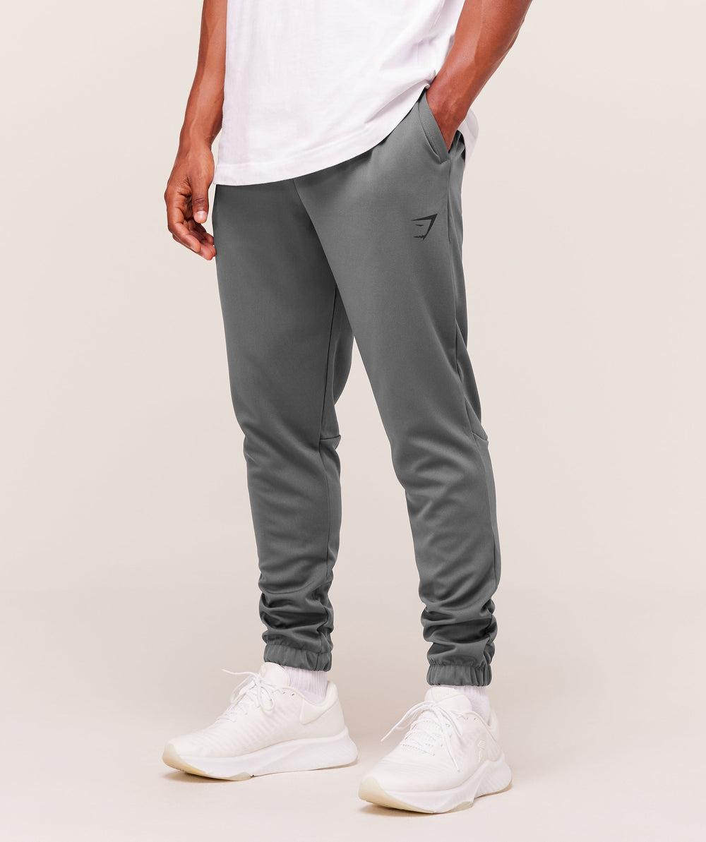 Arrival Knit Block Joggers Dark Grey