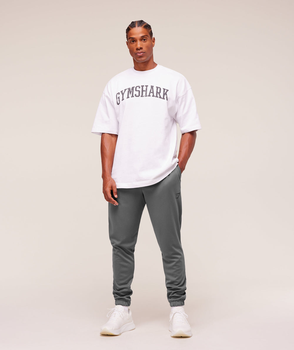 Arrival Knit Block Joggers Dark Grey