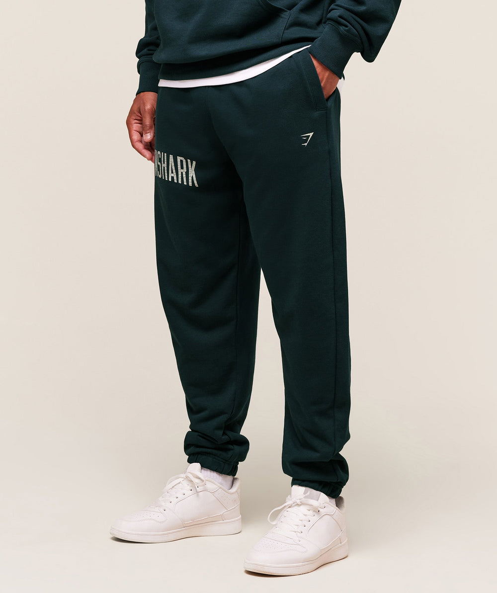 Worn Graphic Jogger Deep Petrol Blue