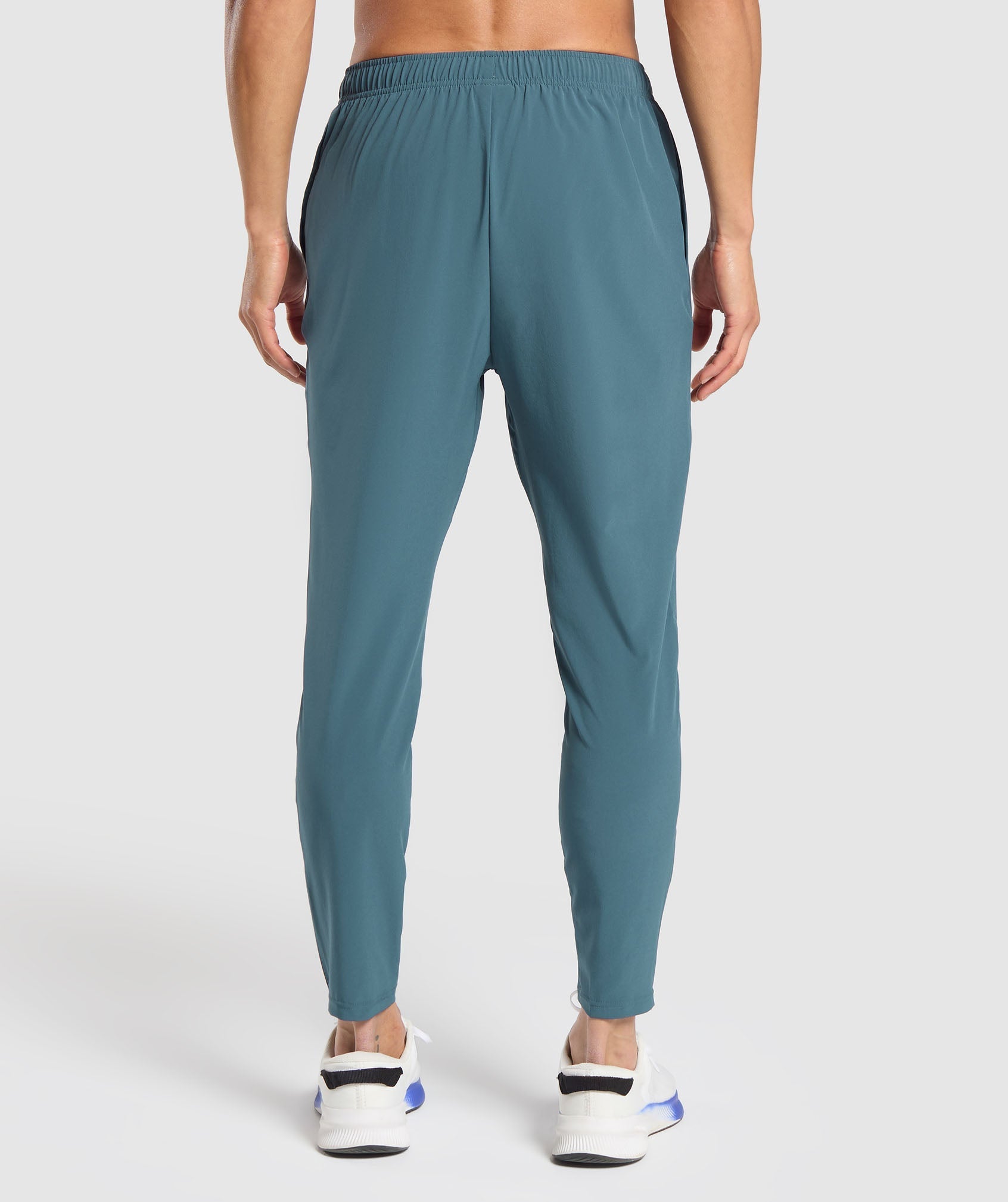 Script Woven Joggers Cargo Blue