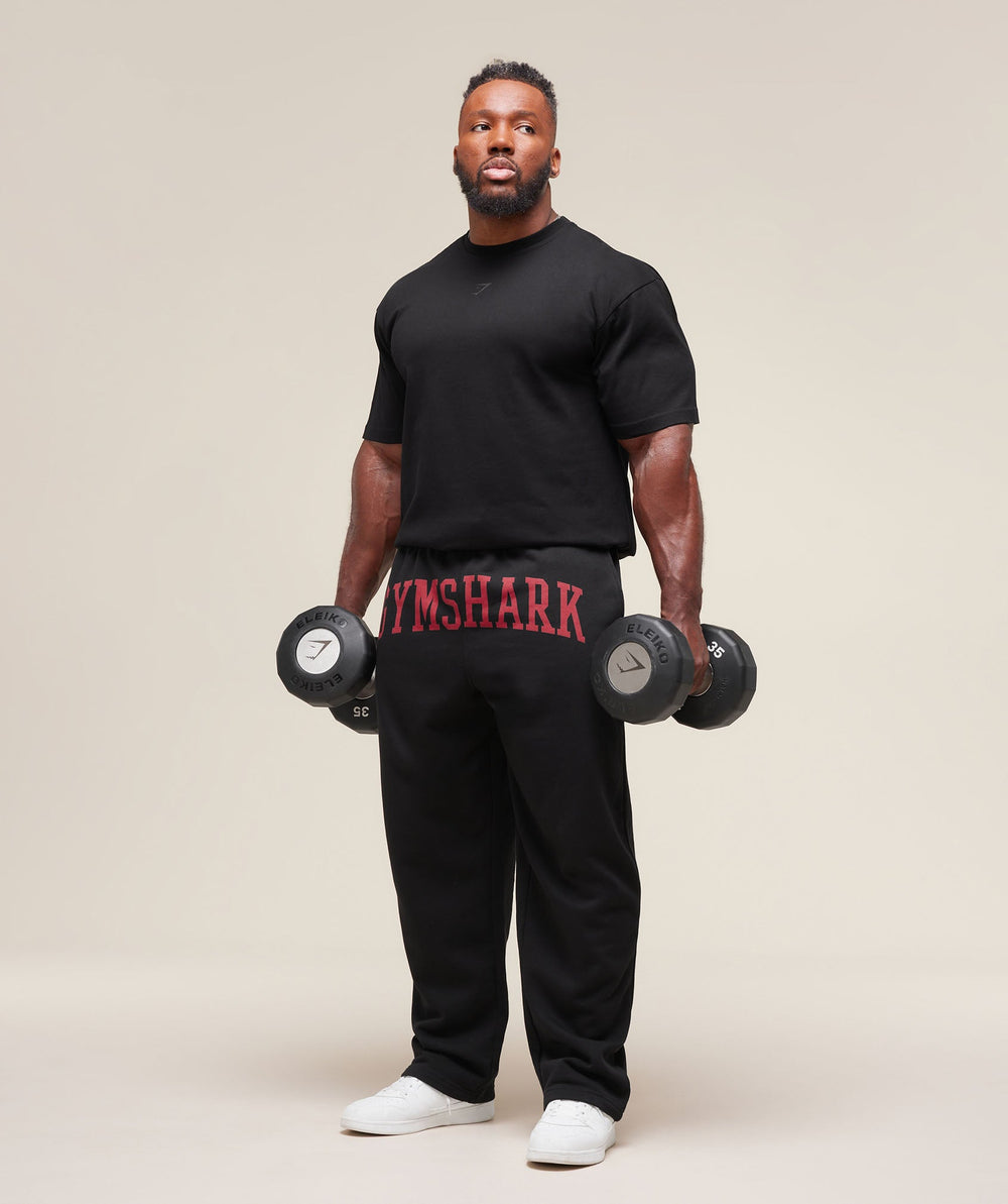 Built Different Straight Leg Joggers Black