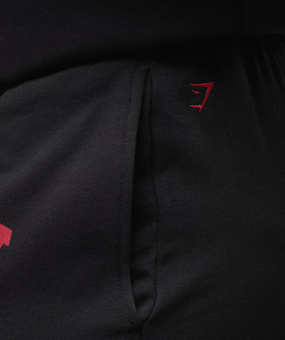 Built Different Straight Leg Joggers Black